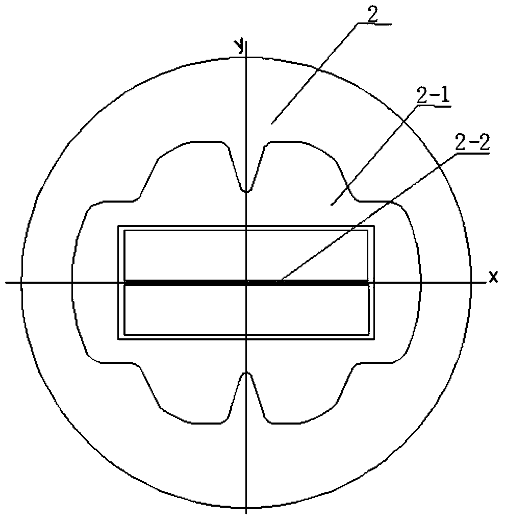 Mold structure of large double-hole pipe profile with horizontal reinforcing ribs and processing method thereof