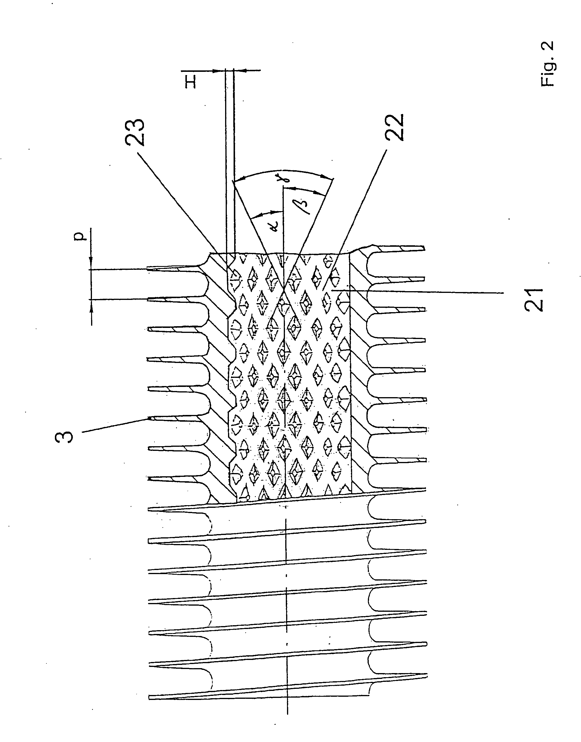 Method of manufacture of heat-exchanger tube structured on both sides