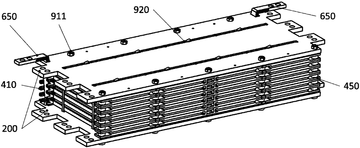 Soft-clad lithium battery module applied to an electric vehicle