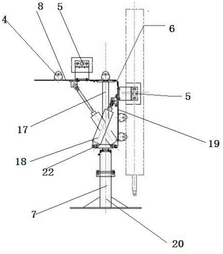 A high-frequency induction heat-fitting device for aluminum guide roller plugs