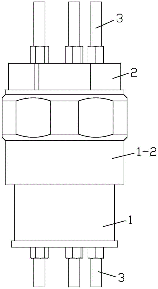 A multi-head cable connector