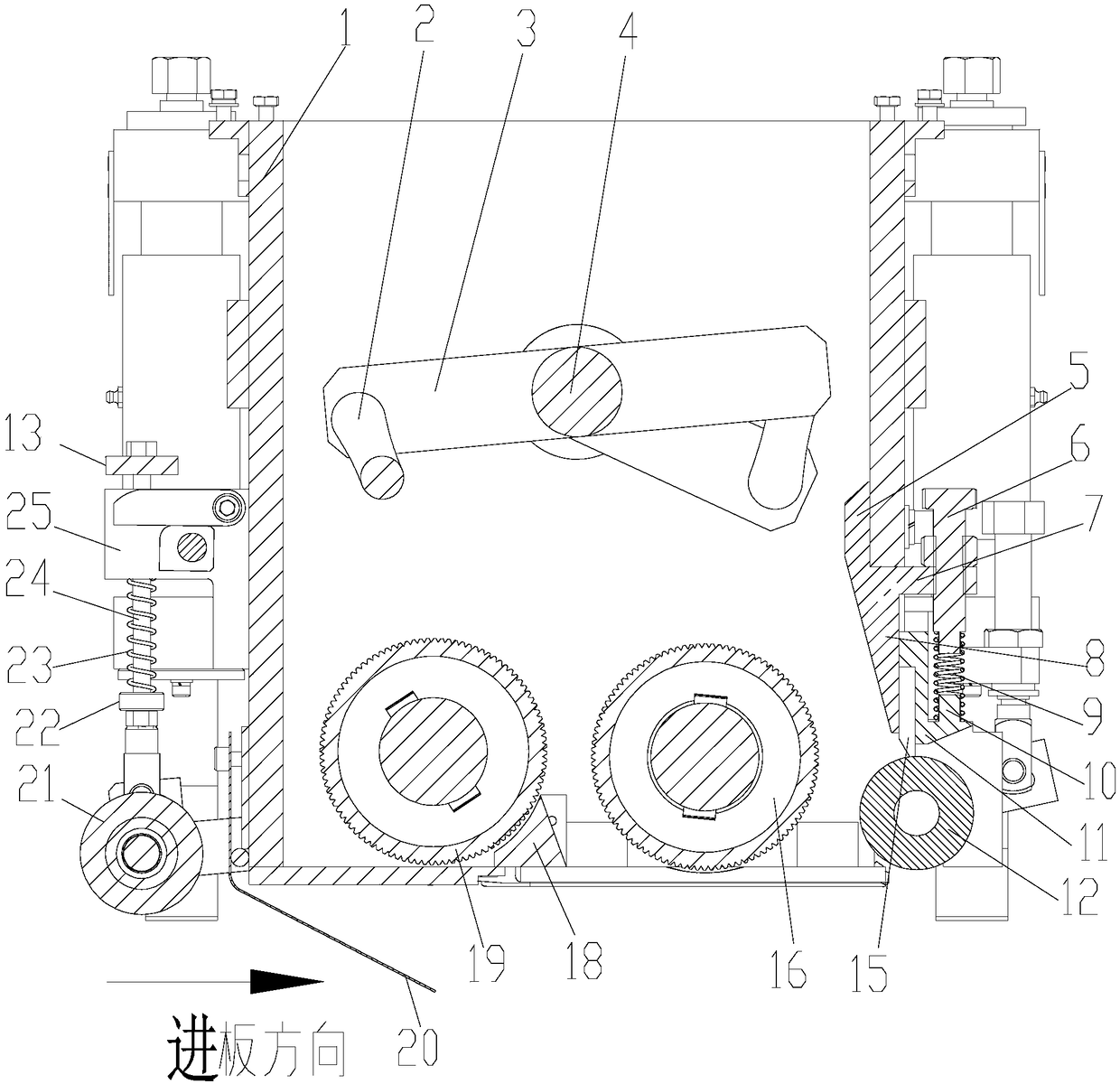 Pasting apparatus for lead-acid battery plate grids