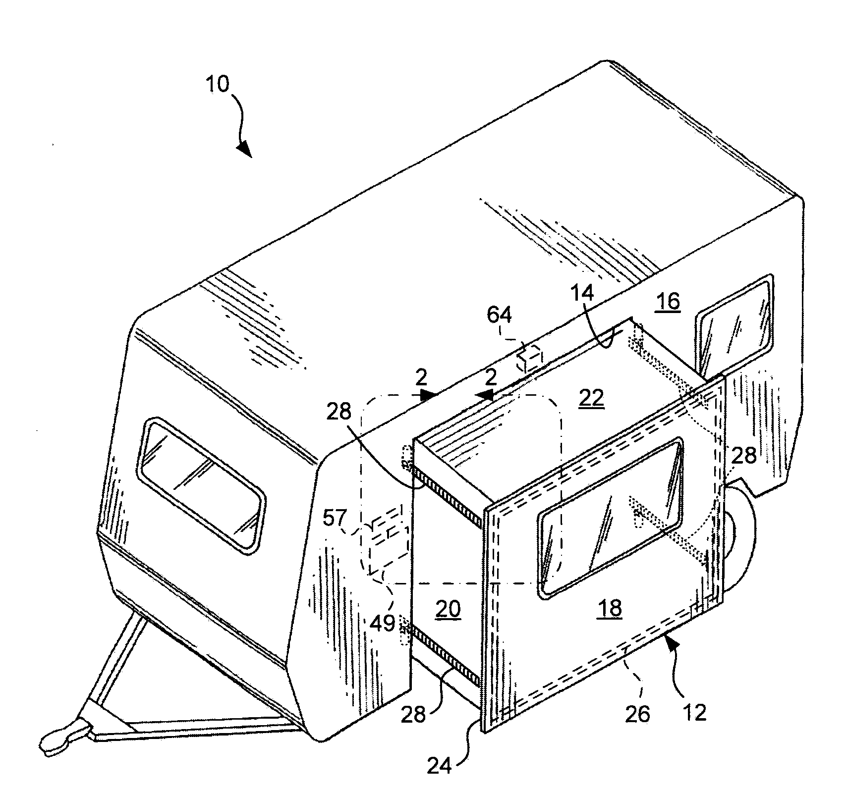 Wall Movement Synchronization Slide-Out Room System and Method