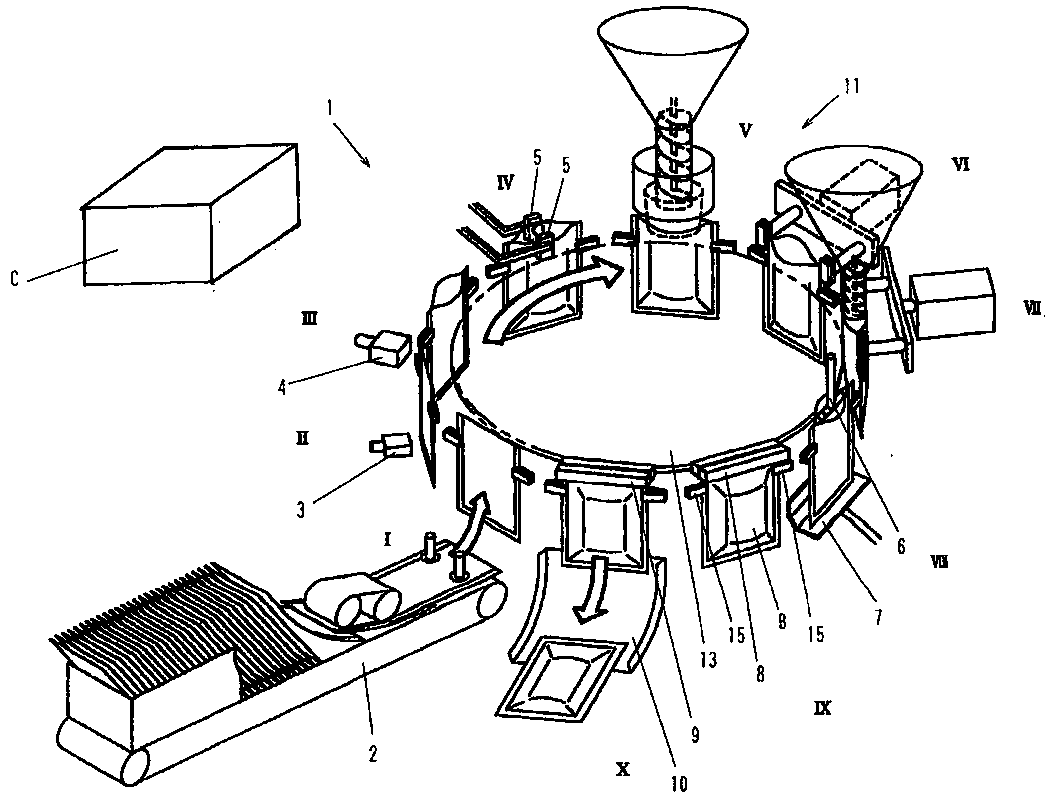 Packaging device and method of a packaged object