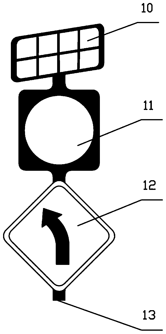 A visual guidance system for curved road sections of long bridges on expressways