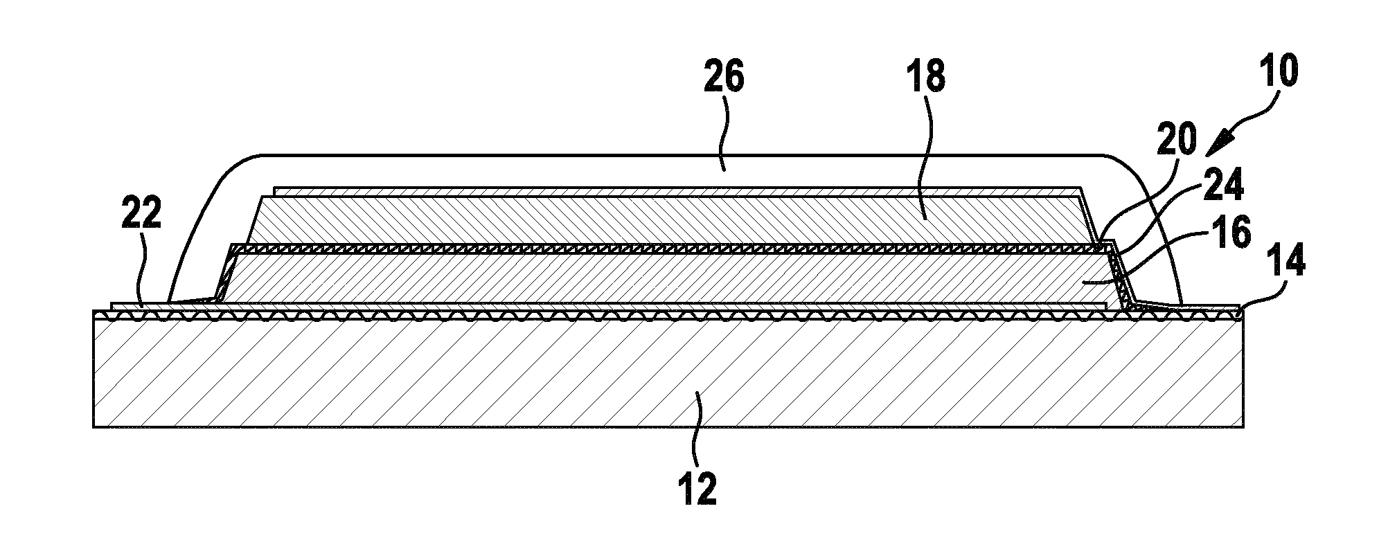 Layer system, energy store, and method for manufacturing an energy store