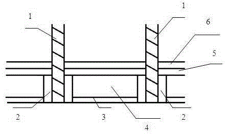 Polyurethane compression-tolerant floor structure and construction method thereof