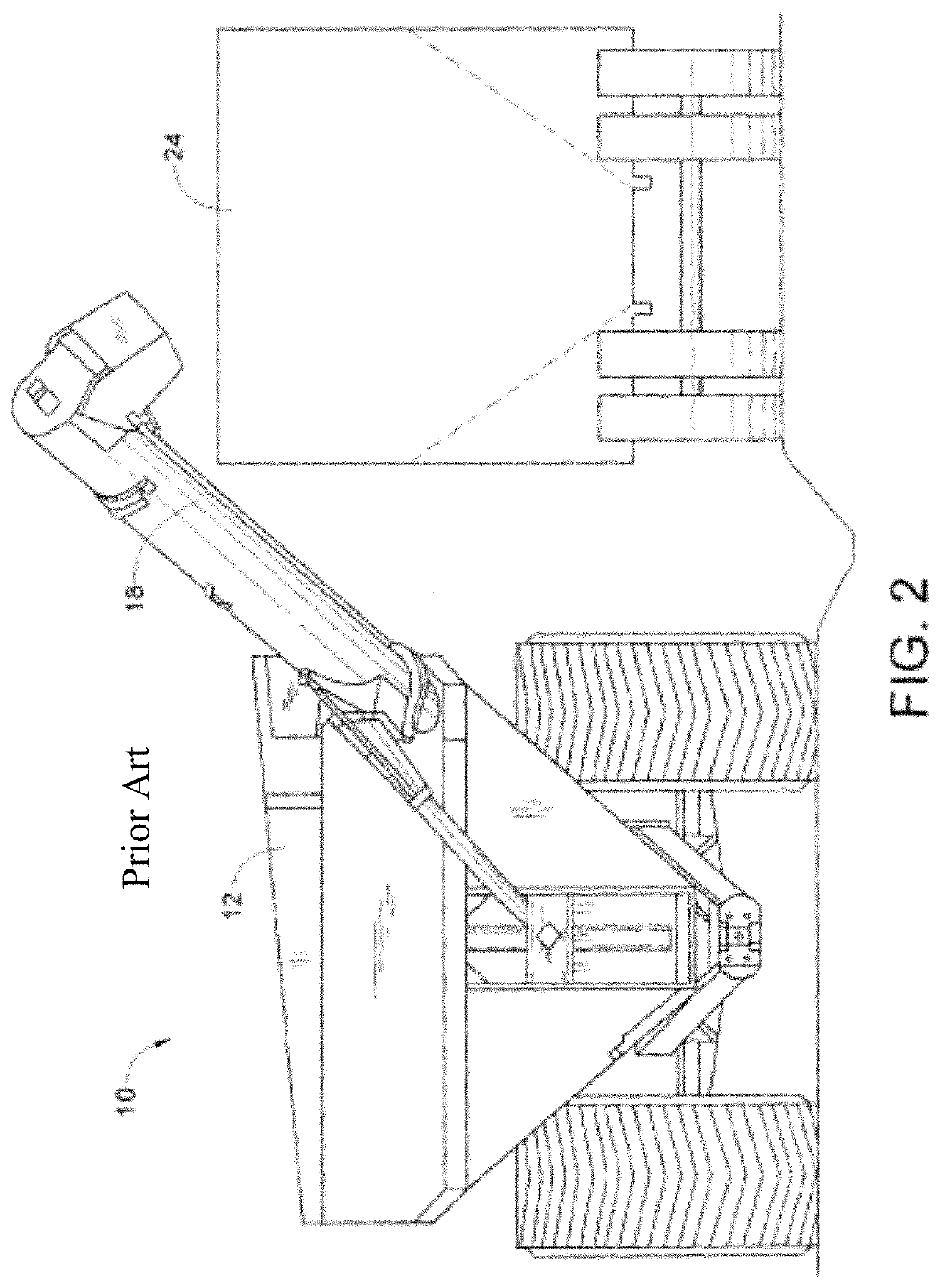 System and method for measuring grain cart weight