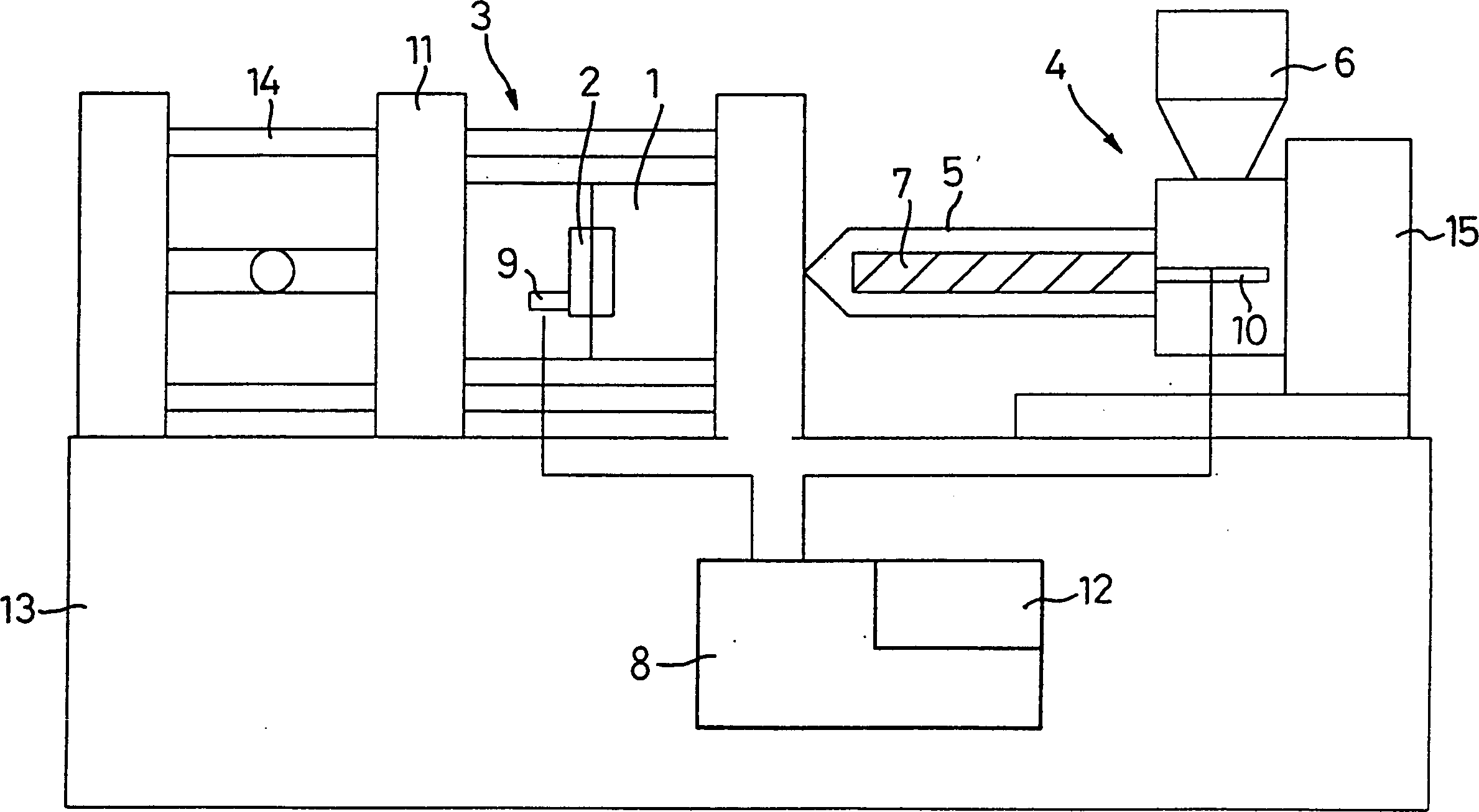 Control method with substitution mode ejection to pressure-relaining changeover point