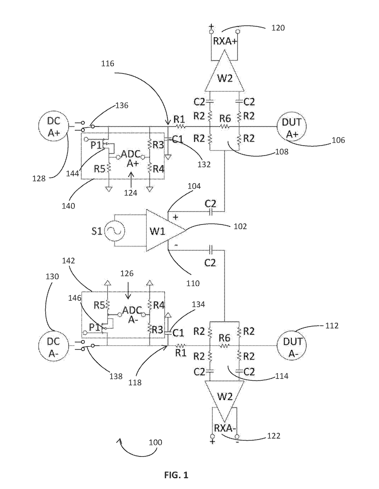 Mixed mode vector network analyser