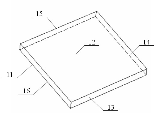True three-dimensional sliding variable dimension loading box device used for geomechanical model test