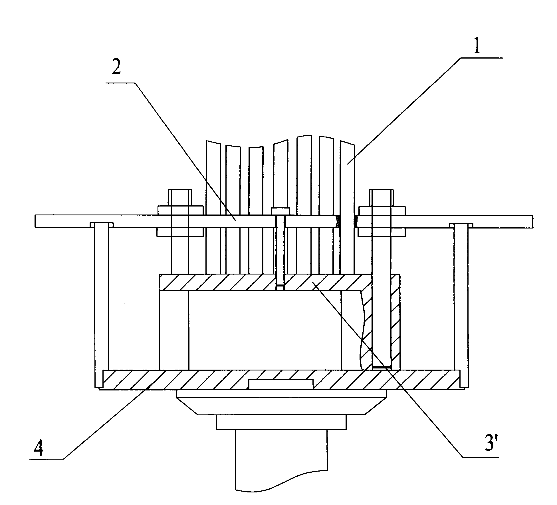 Medicinal powder filling device of fully-automatic capsule filling machine