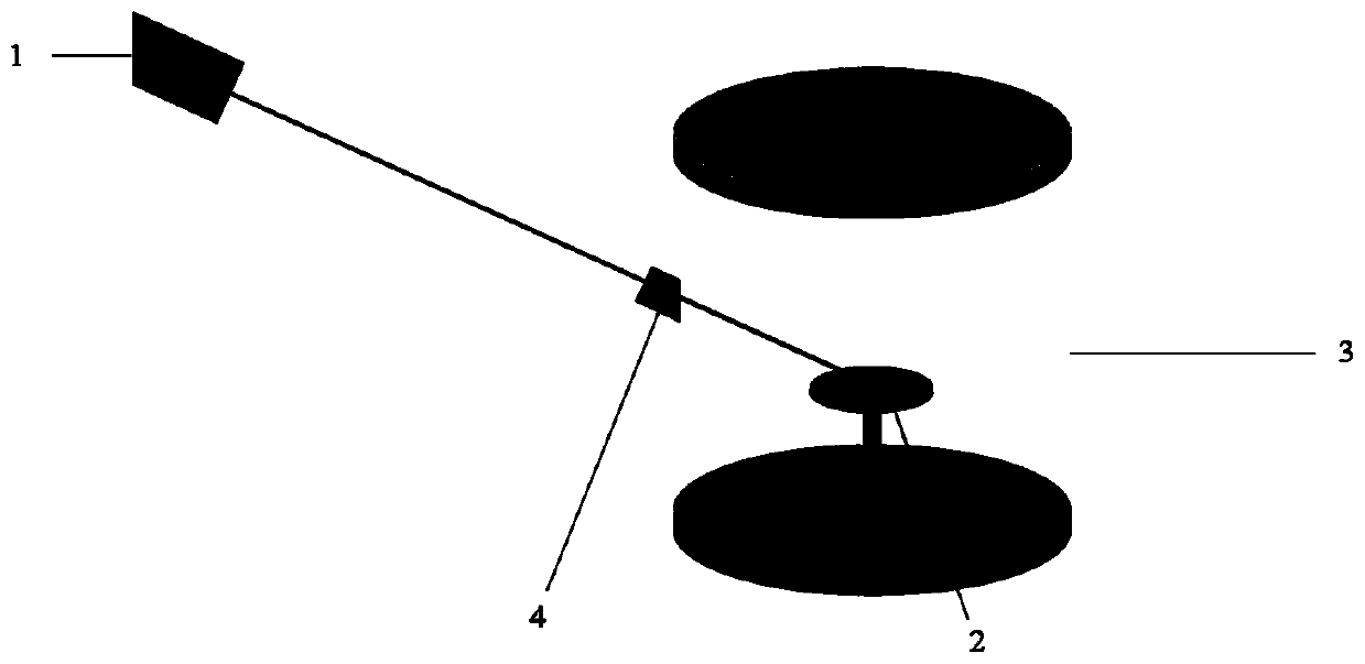 A kind of preparation method of metal-doped molybdenum disulfide thin film