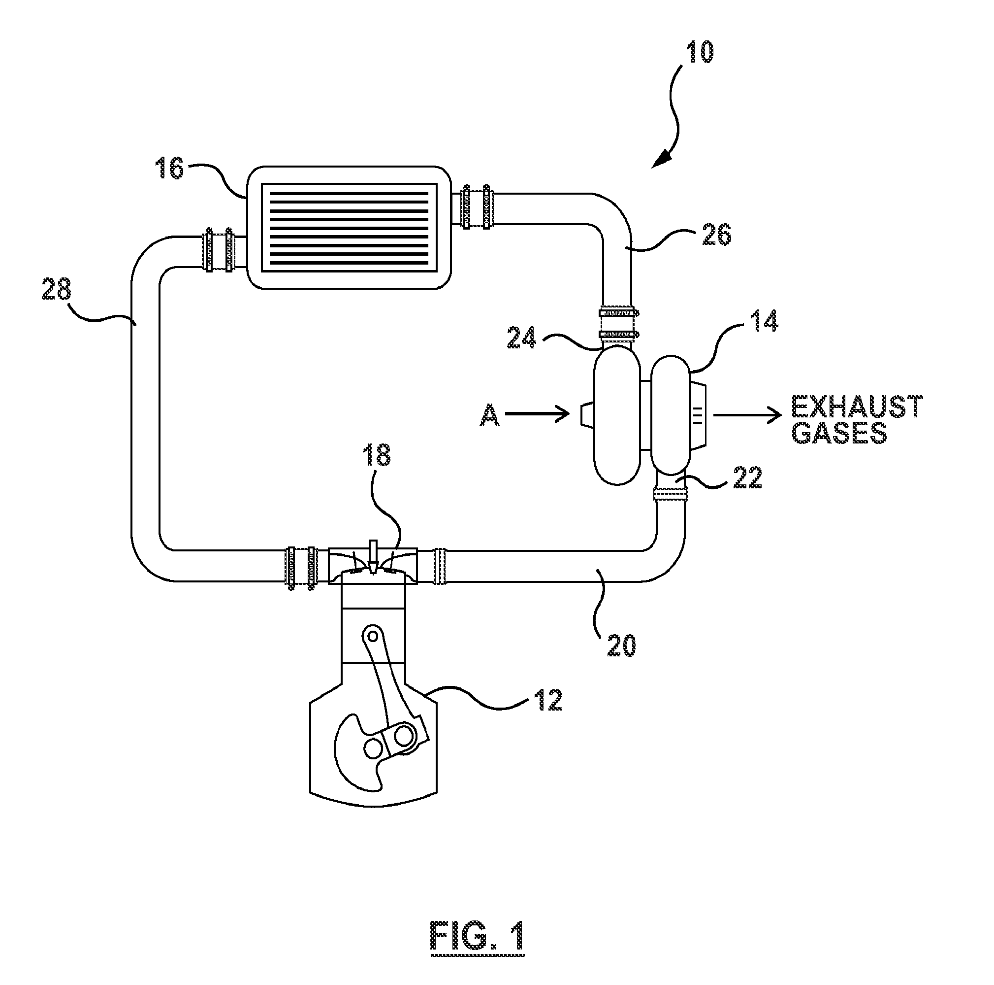 Air duct with in-molded Anti-crush ring