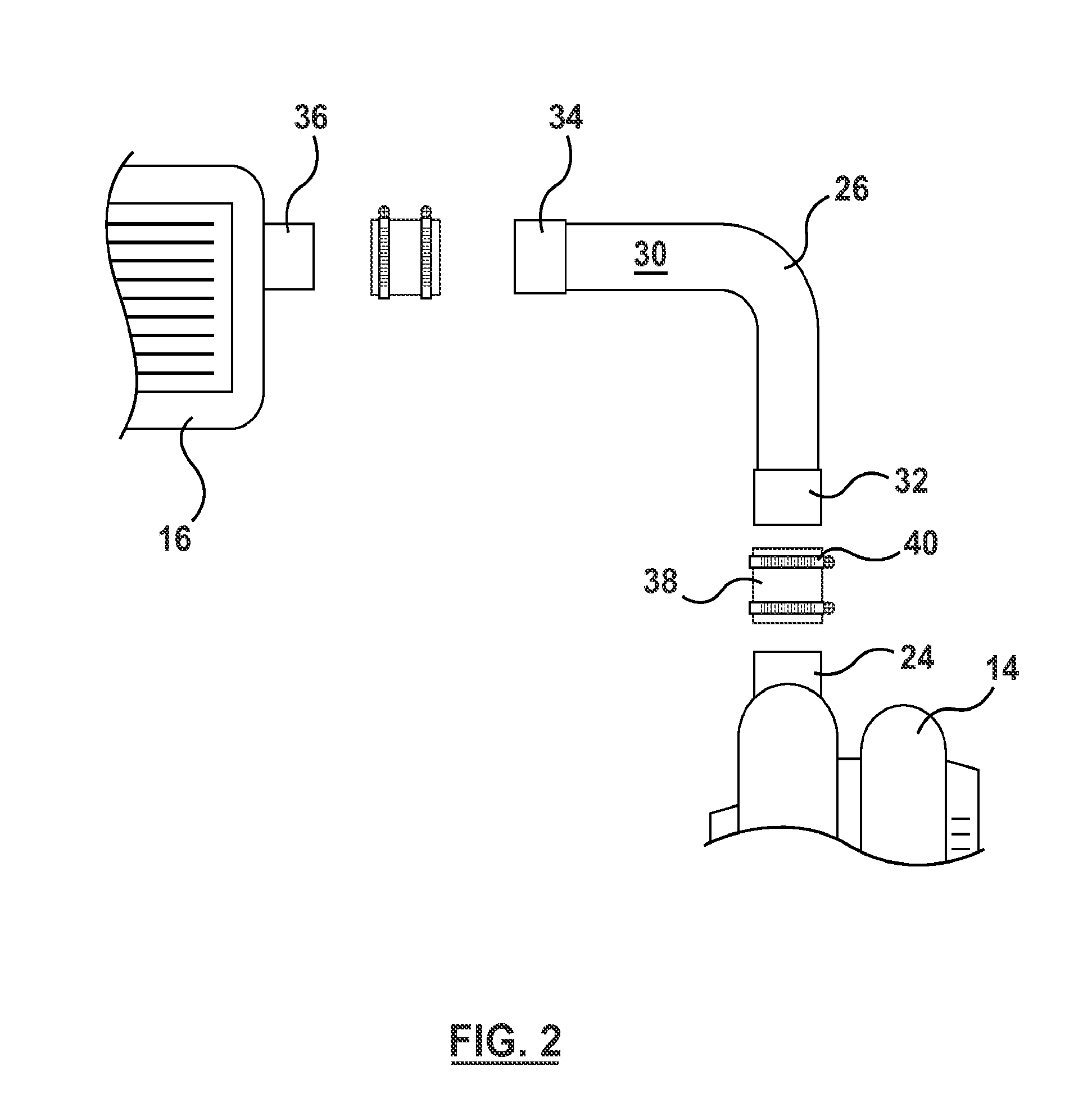 Air duct with in-molded Anti-crush ring