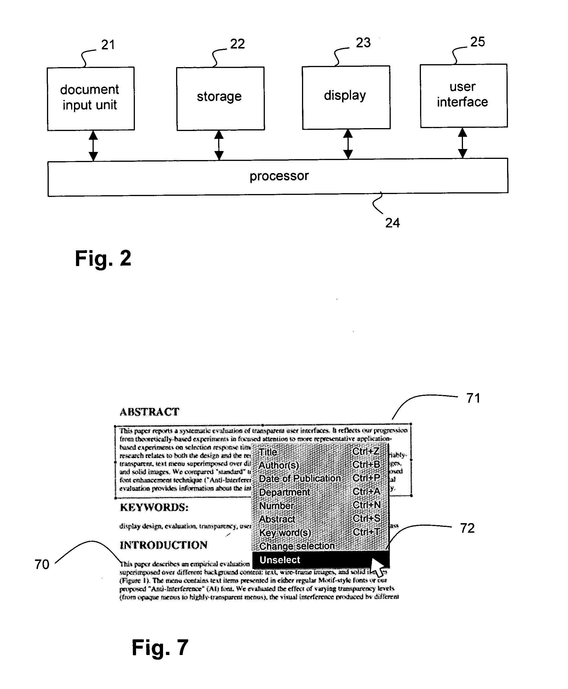 Metadata extraction from designated document areas