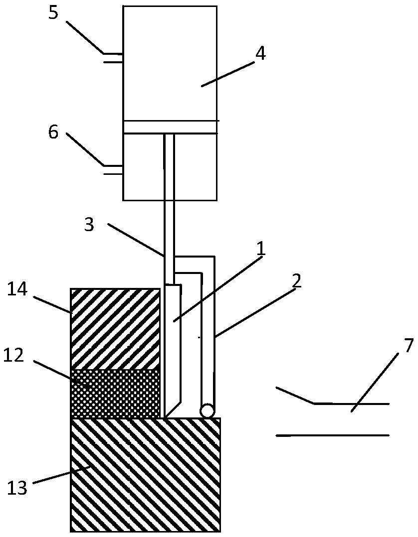 Scribing and cutting device for bundle strength meter and application