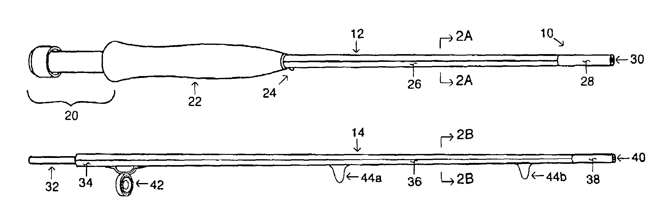 One piece polygonal carbon fiber rod with integral spine