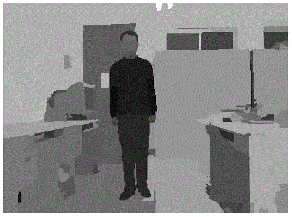 Kinect deep image remediation method based on colorful image segmentation