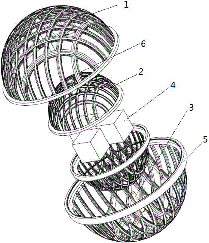 Double-sphere type suspension filler
