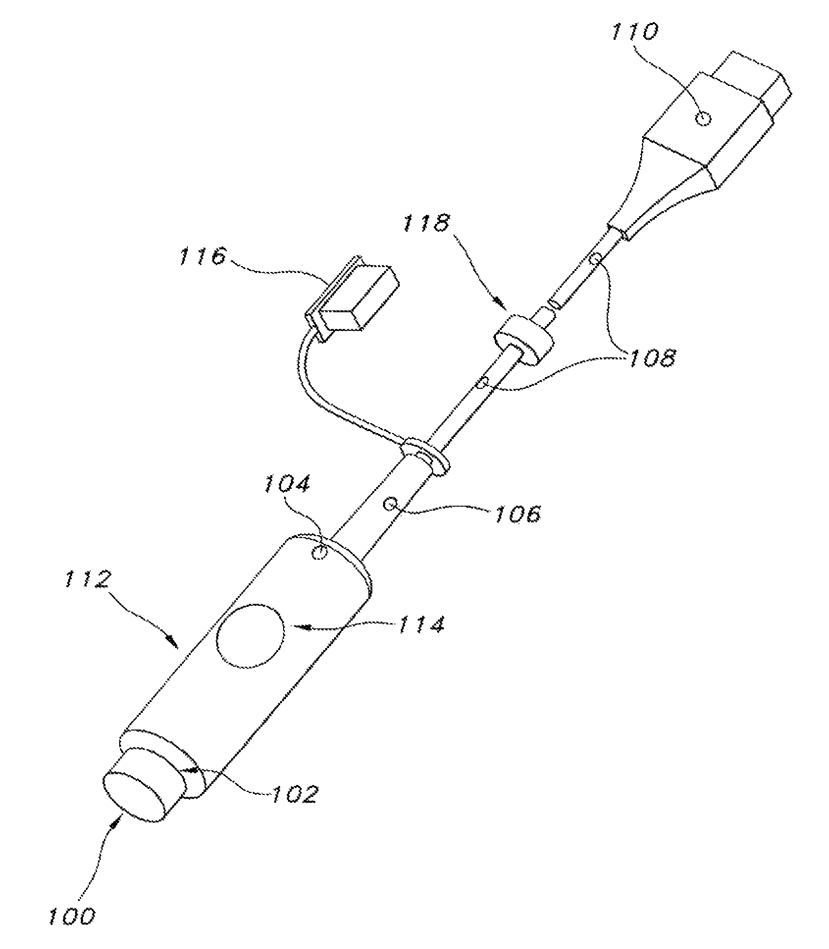 Intrauterine pressure catheter interface cable system