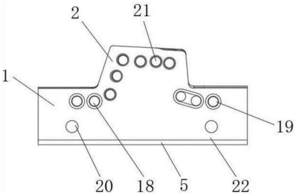 Stamping die fixing and limiting type insert