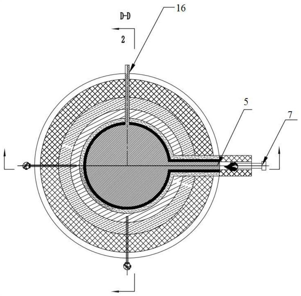 Plasma melting furnace device based on molten salt heating