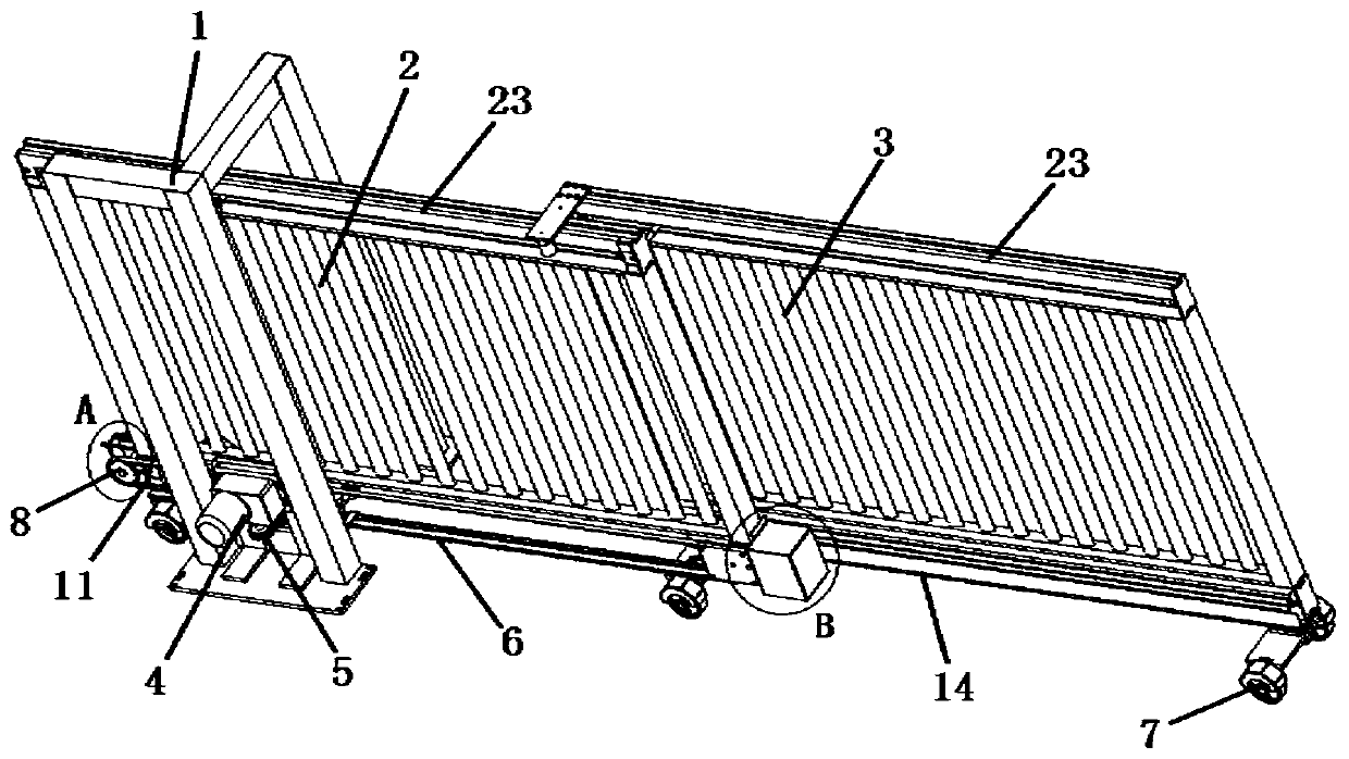 a sliding door