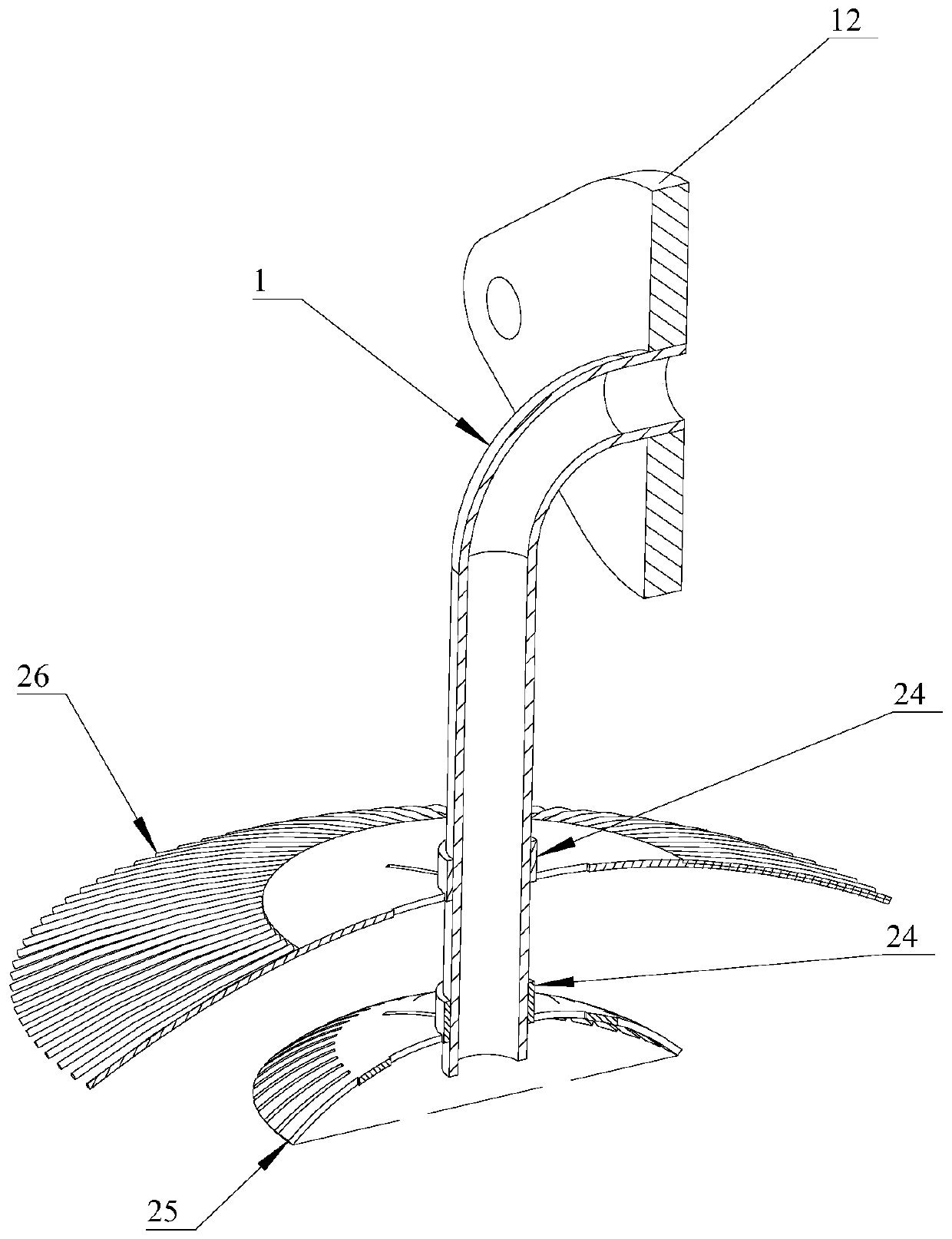 A compressor stable oil supply device and a scroll compressor