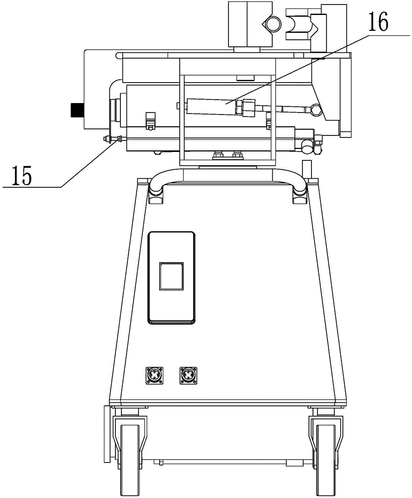 Numerical control push type pipe bending machine and bending method thereof