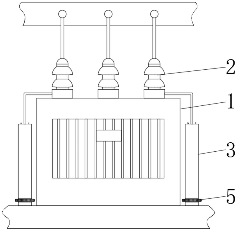 Transformer substation grounding wire winding arrangement assistor