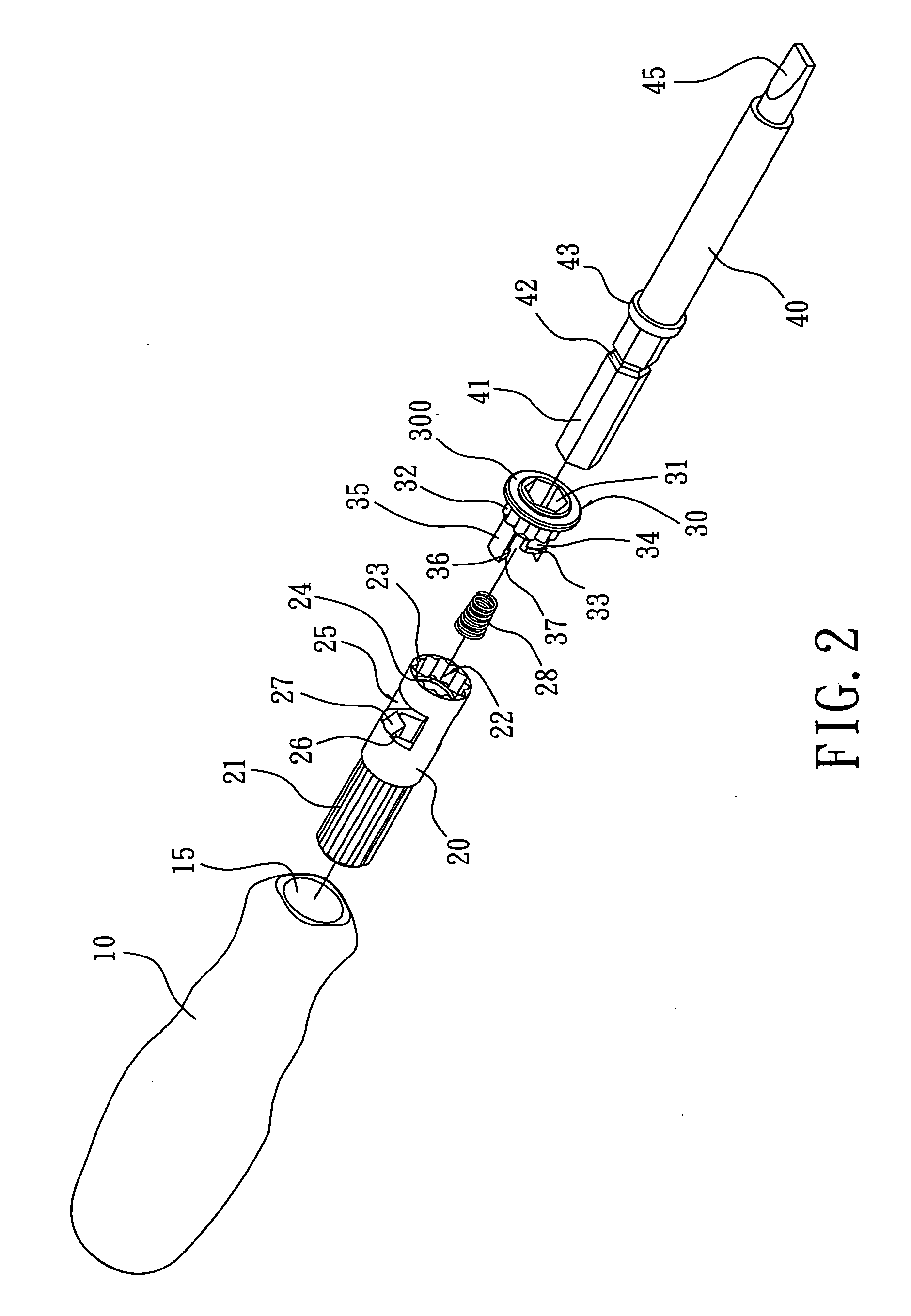Screwdriver having quick release tool shank background of the invention