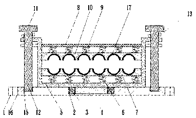 Fastening device for optical cable and electric cable
