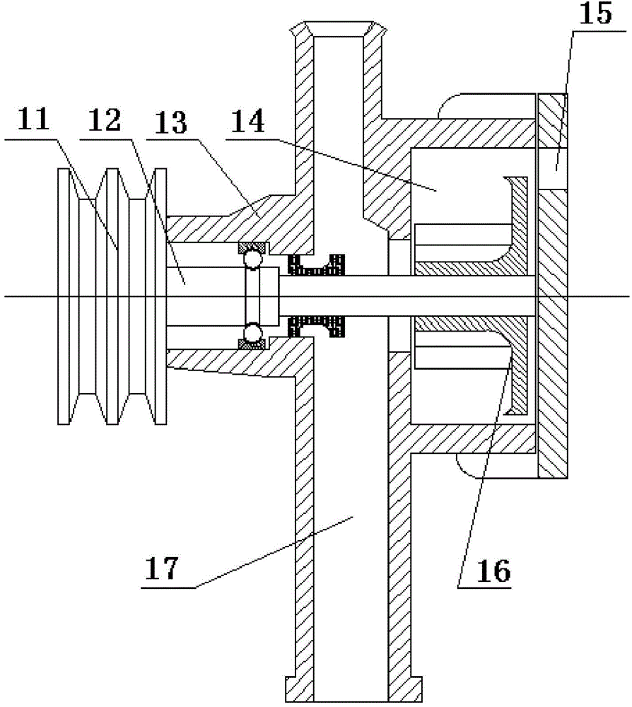 Engine water pump