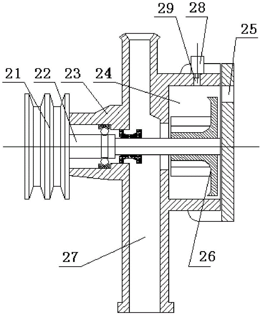 Engine water pump