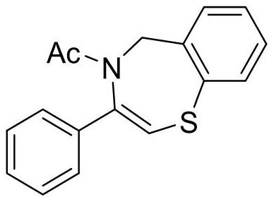 Synthesis method of 4-carbonyl-5-hydrobenzo [f] [1, 4] thiaza derivative