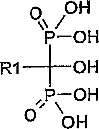 Process for the preparation of biphosphonic acids and salts thereof