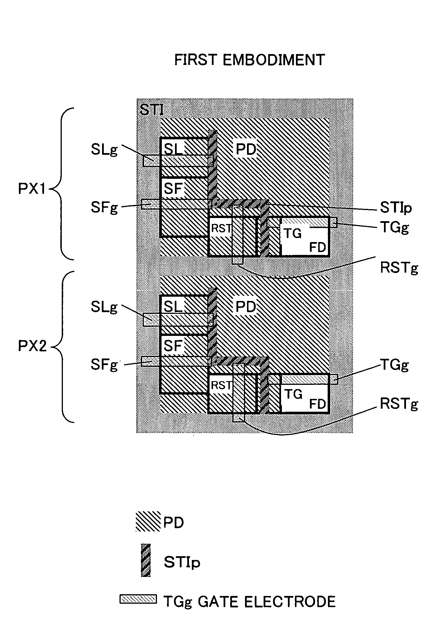 Image sensor with embedded photodiode region and fabrication method thereof