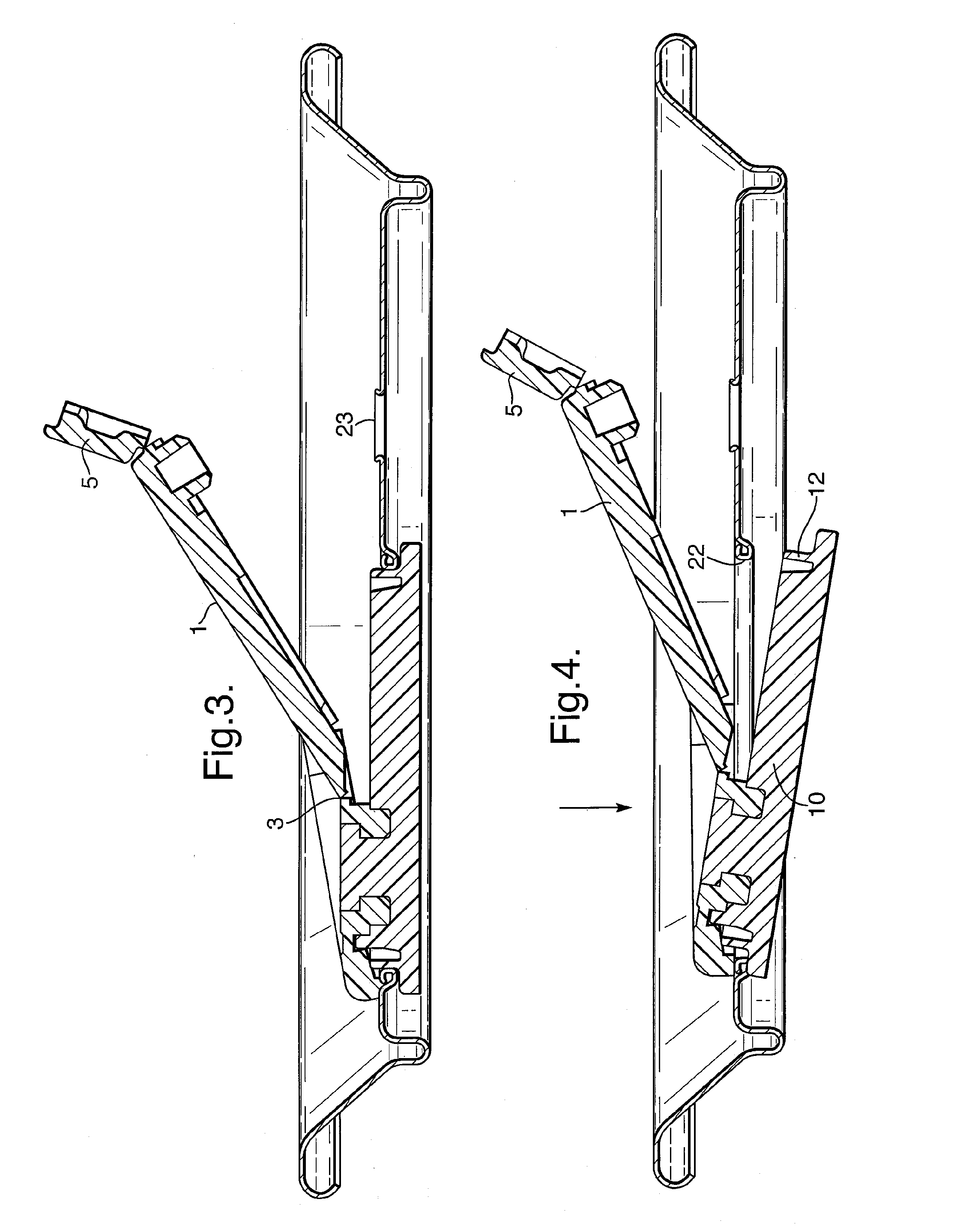 Opening device