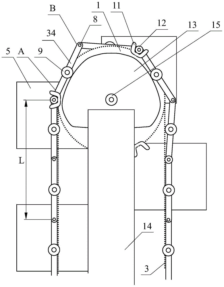 Chain cycle load device