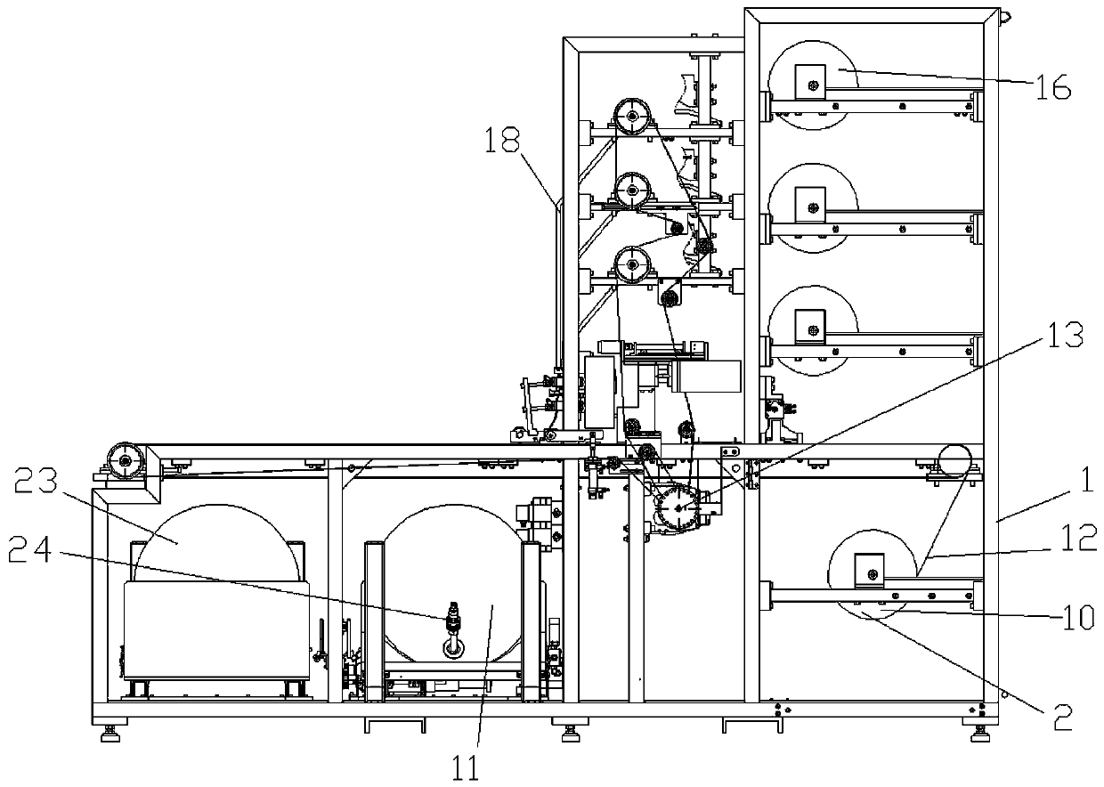 Full-automatic wet prepreg impregnation machine