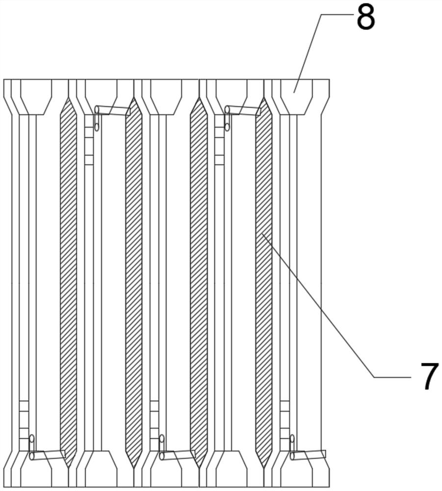 Filter pressing device for multi-stage filtration tandem feeding