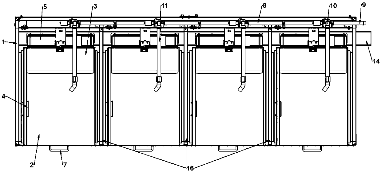 Fireproof intelligent charging device for electric bicycle lithium battery and fire extinguishing method