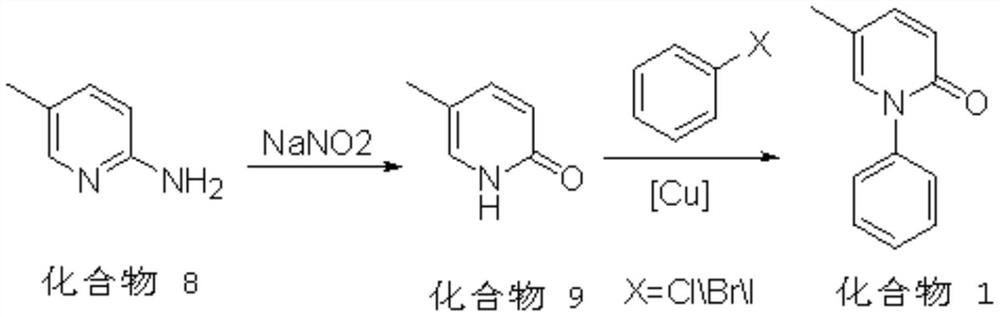 A kind of preparation method of pirfenidone