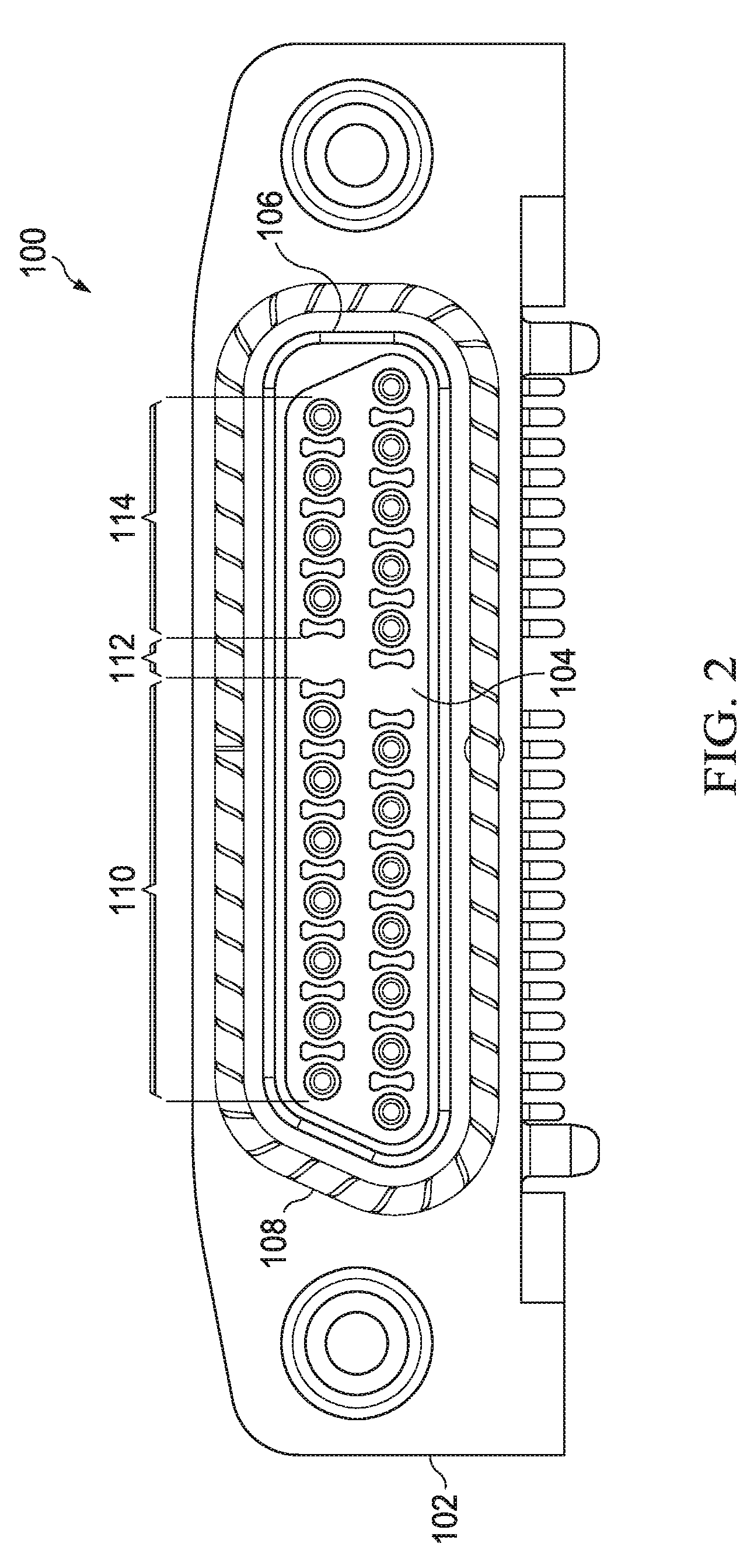 Insulator with air dielectric cavities for electrical connector