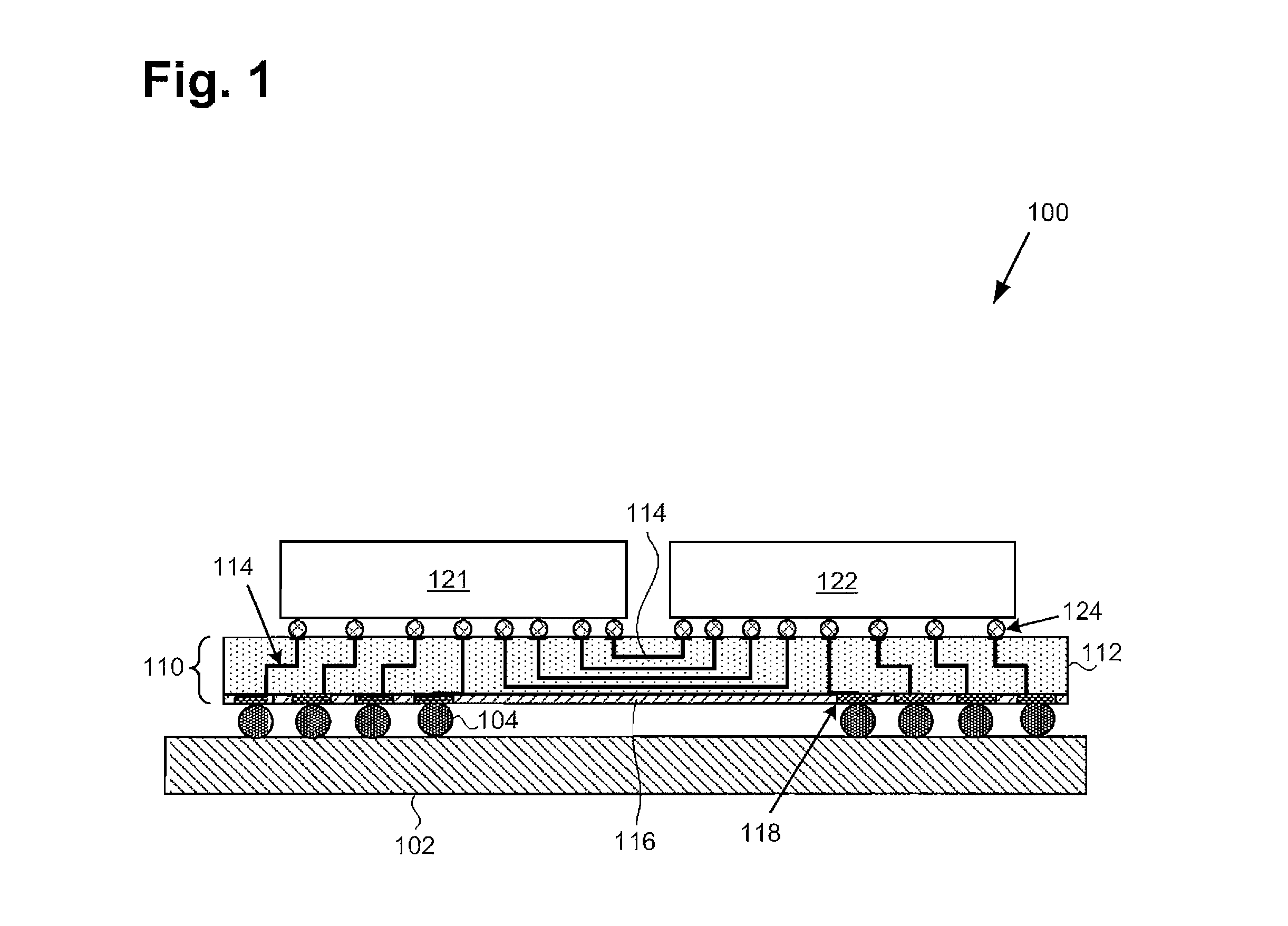 Semiconductor Package with Ultra-Thin Interposer Without Through-Semiconductor Vias