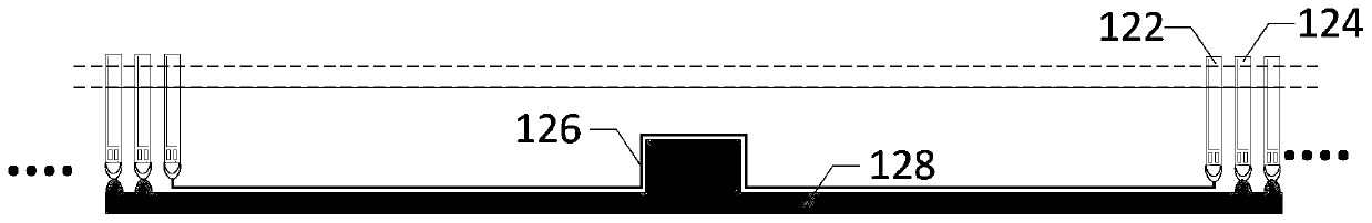 A combined display screen and an interface yield detection method