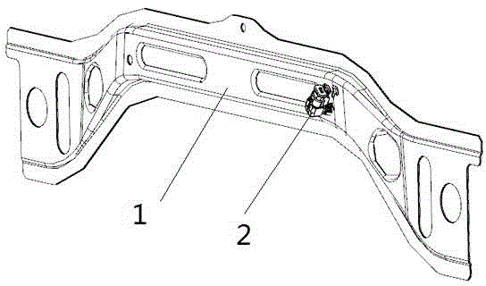 Rotation and disconnection preventing mounting structure of car sensor