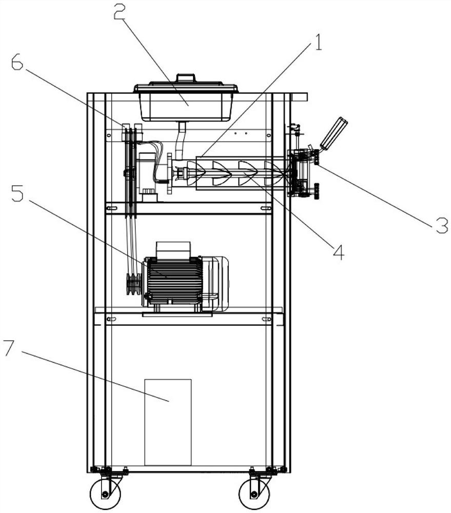 Air-entrapping type ice cream maker and air-entrapping control method of ice cream maker