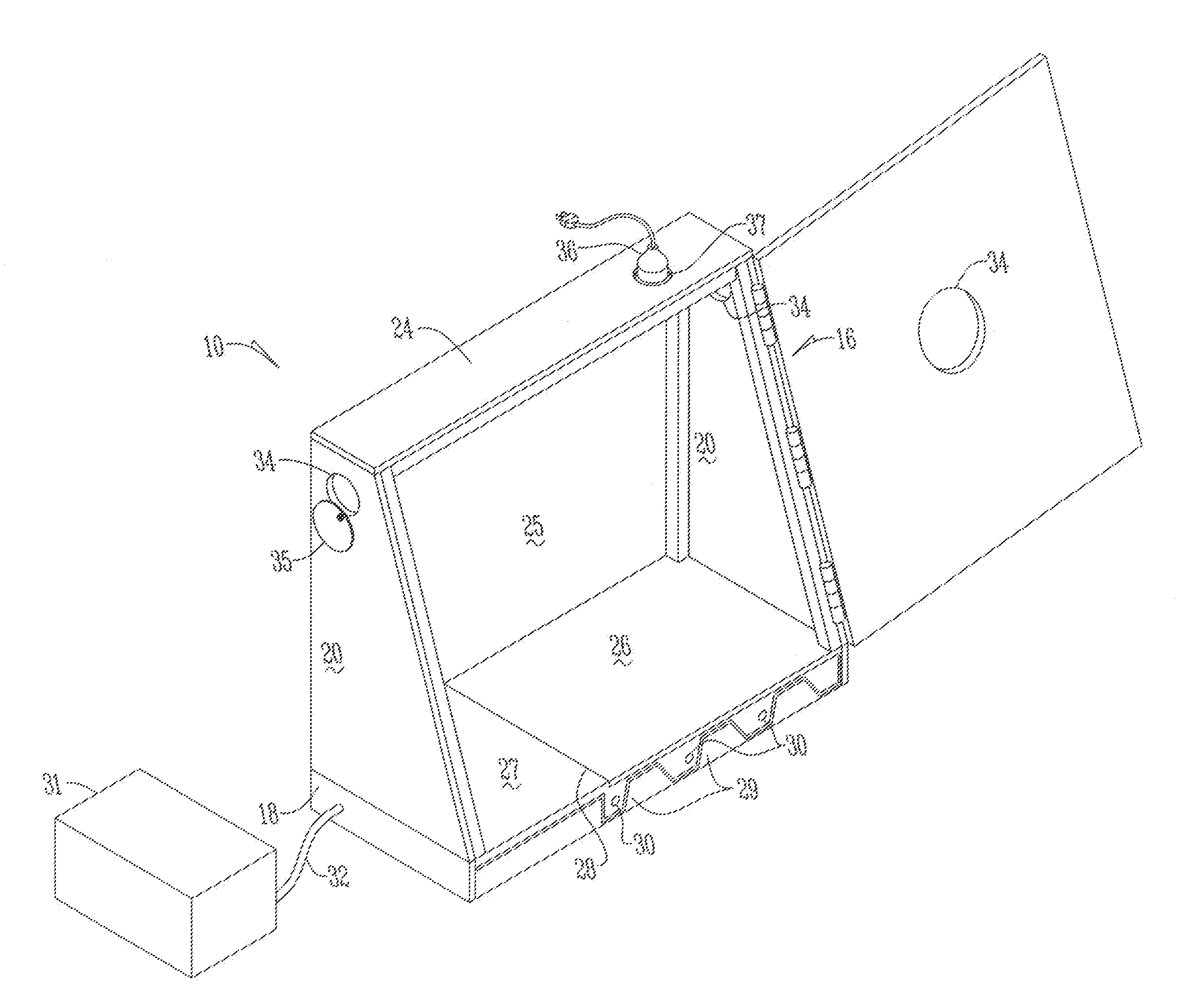 Calf warming device and method of using the same